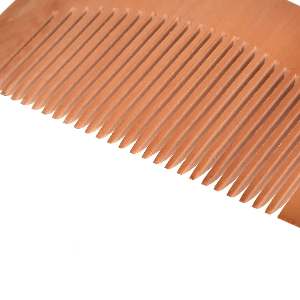 1Pc Natural Peach Wood Comb Close Teeth Anti-static Head Massage Beard Hair Care Tool Beauty Accessories Barber Women's Hairdres