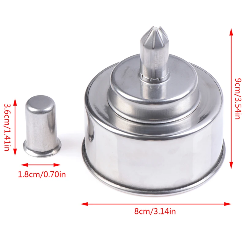 

200ml Stainless Steel Alcohol Burner Biology Chemistry Dental Lab Lamp Tool