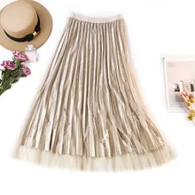 Осенне-зимние женские длинные юбки бархатная Лоскутная сетчатая юбка с бриллиантами и перьями элегантная плиссированная юбка макси с кисточками Faldas Saias