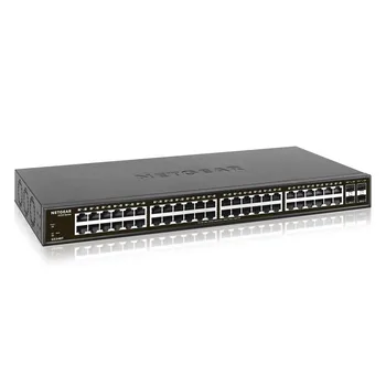 

Netgear GS348T, Managed, Gigabit Ethernet (10/100/1000), Full duplex, Rack mounting