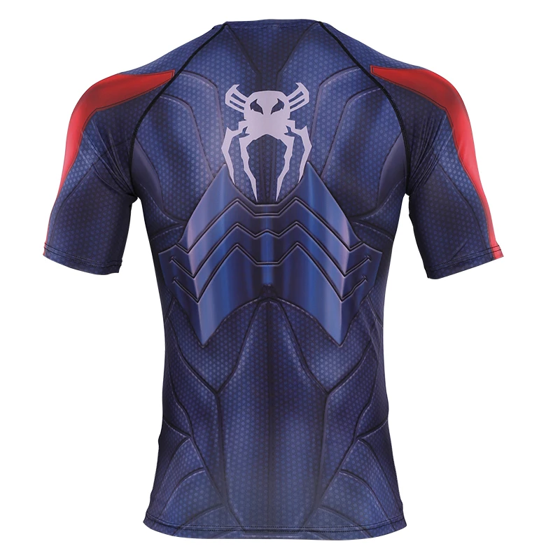 Spider-Man New Fashion 3D Compression Shirt Printed T shirts Men Compression Shirt Cosplay Quick-drying clothes For Gyms