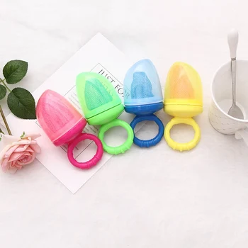 

Baby New Pacifier Fresh Food Nibbler Feeder Newborn Safety Feeding Nipple Mesh Bag Infant Chew Fruits Vegetables Soother