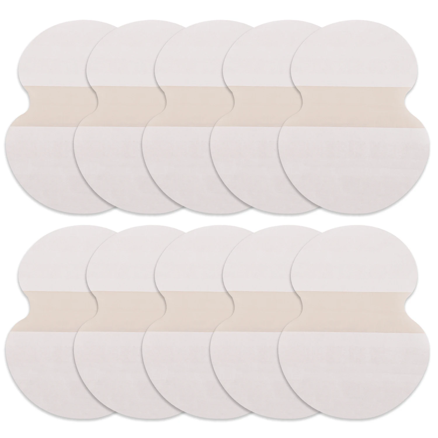 10 uds./juego de almohadillas para las axilas, desodorante de ropa, almohadillas de transpiración para el cuidado de las axilas, almohadillas desodorantes absorbentes de sudor para hombres y mujeres