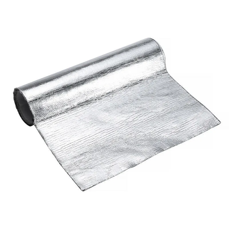 25x50cm Car Heat Protection Film auto Heat Shield Insulation Hood Sound Deadener Protective Film Mat Car Accessories sound proof mat sound insulation mat sound deadener mat heat insulation mat