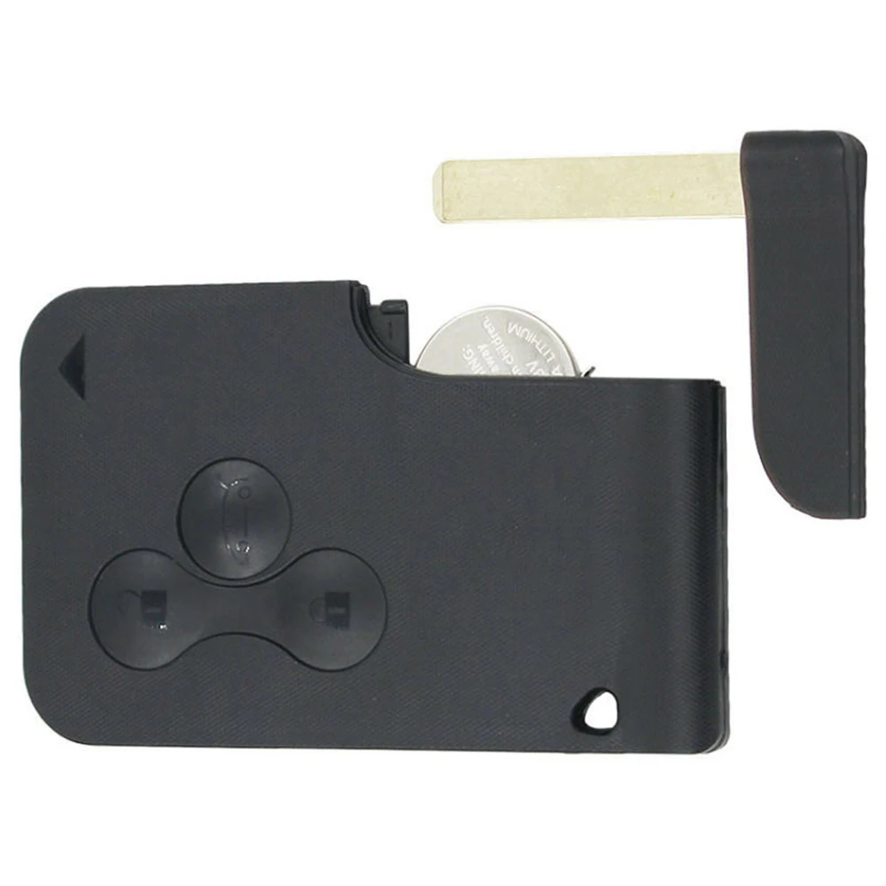 

3 Button Remote Key 433MHz PCF7947 Chip Smart Card Fob For Renault Megane Scenic
