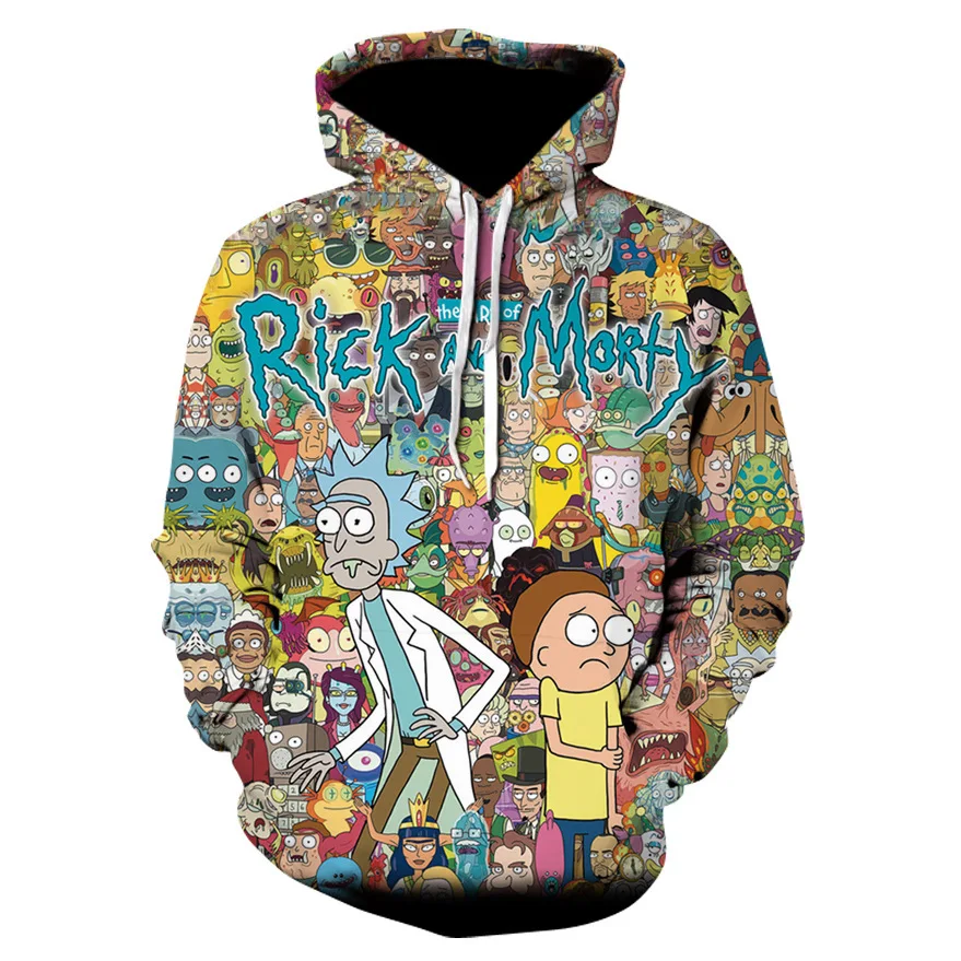 

Rick and Morty Hoodies By jml2 Art 3D Unisex Sweatshirt Men Brand Hoodie Comic Casual Tracksuit Pullover DropShip Streetwear