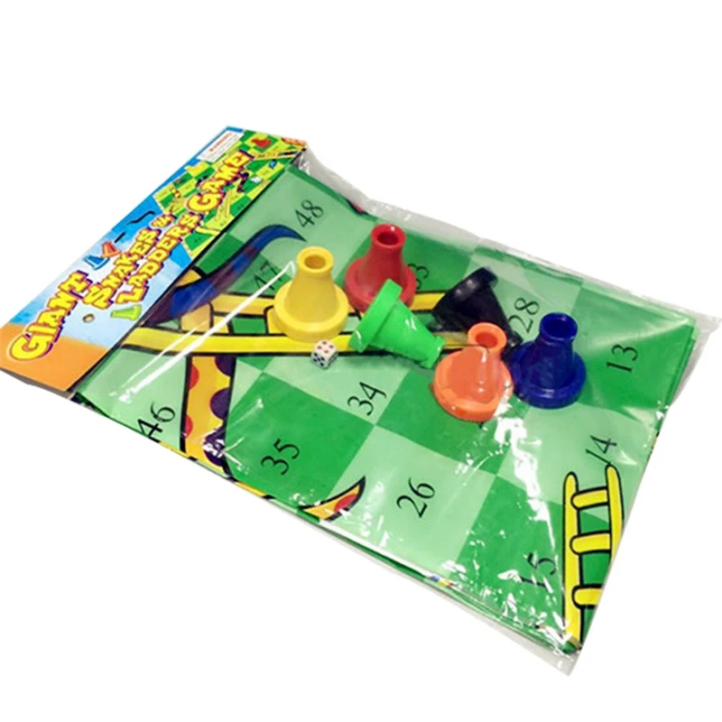 

1Set Children Portable Snakes Ladders Puzzle Game Preschool Training Folding Snake Chess Toys