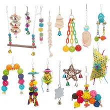 Bird-Accessories Pet-Toy Swing-Stand Parakeet-Cage Vogel Budgie African-Grey Parkiet