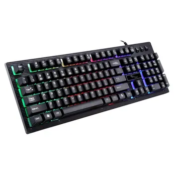 

Wired Gaming Keyboard USB Backlight Gaming Keyboard Ergonomic Comfortable 114 Keys Keyboard For PC Laptop For Pro Gamer