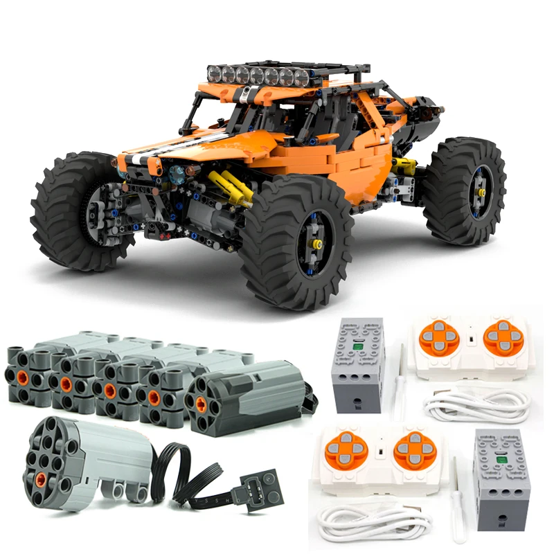 Новый MOC 19517 4WD Багги Радиоуправляемый техника серии конструкторных блоков