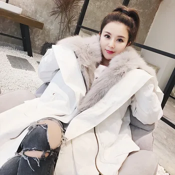 

Real Fur Coat Women Fox Fur Coat Women Clothes 2020 Real Fur Parka Warm Winter Coat Womens Clothing Manteau Femme BL-018 YY1068