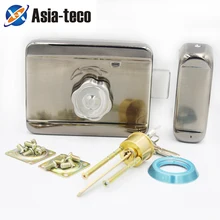 DC12V металлический Электрический замок ворота система контроля доступа электронный интегрированный дверной обод замок