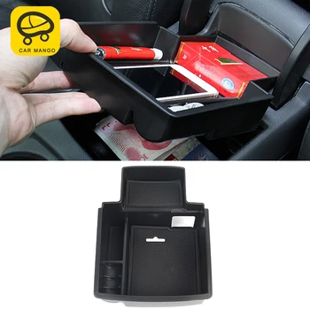 

CarManGo For Audi Q5 B8 B9 2012-2017 Car Styling Central Armrest Storage Box Case Decoration Interior Accessories