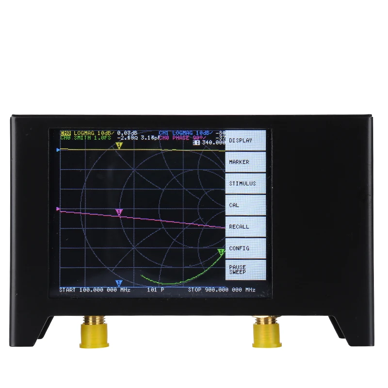 Новый 3 ГГц S A 2 NanoVNA V2 векторный сетевой анализатор антенный коротковолновый HF VHF UHF| |