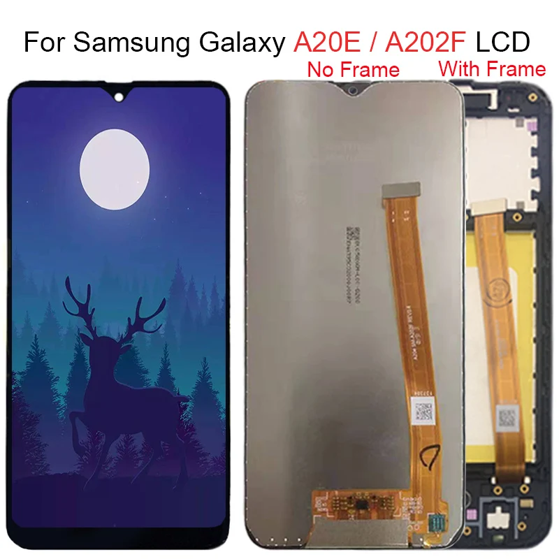 Для samsung Galaxy A20e A202 A202F A202DS ЖК-дисплей с сенсорным экраном дигитайзер сборка A202F/DS