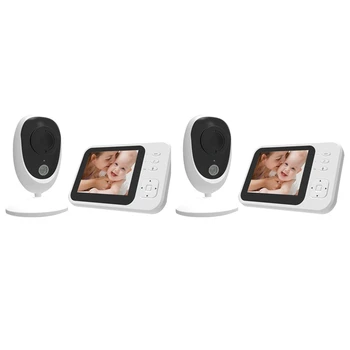 

3.5 Inch Baby Monitor Wireless Baby Security Camera Night Vision Temperature Two-Way Intercom Baby Nanny
