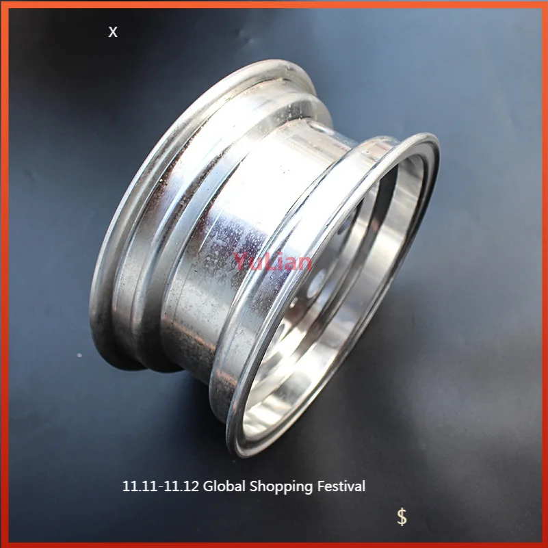 전기 도금 림 2.75/3.00-8 전면 3.50-8 후면 알루미늄 휠 허브, 몽키 바이크, 소형 몽키 오토바이 휠 개조, 8 인치 