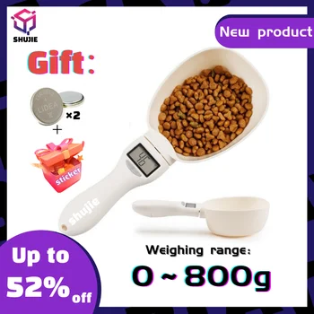 Pet Food Scale Electronic Measuring Tool The New Dog Cat Feeding Bowl Measuring Spoon Kitchen Scale Digital Display 250ml 1