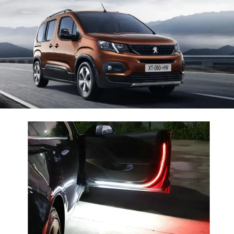 Led Car Openning Door Warning Light For peugeot 405 408 5008 605 607 806 807 EXPERT RCZ 1007 106 107 108 partner rifter | Автомобили и