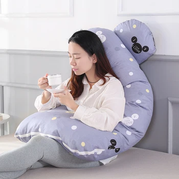 

Hypoallergenic Pregnancy Maternity U Pillows,Full Body Belly Neck Knee Nursing Support,with Washable Outer Cover,4 Type Optional