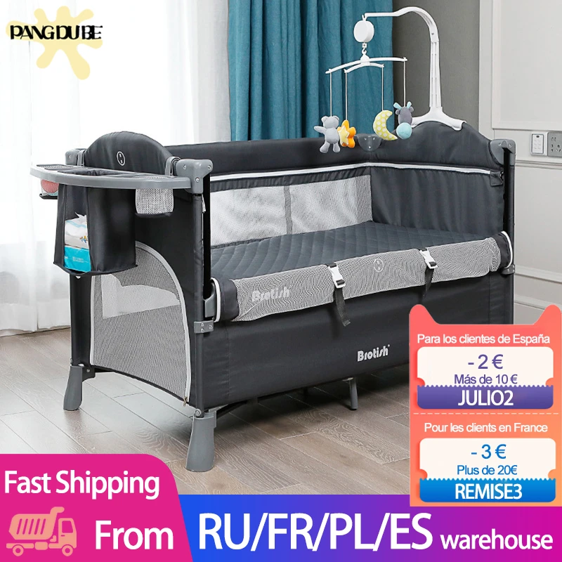 Berceau Pliable Et Multifonctionnel Pour Bebe Avec Couchette Berceau De Jeu Portable Pour Enfants De 0 A 6 Ans Aliexpress