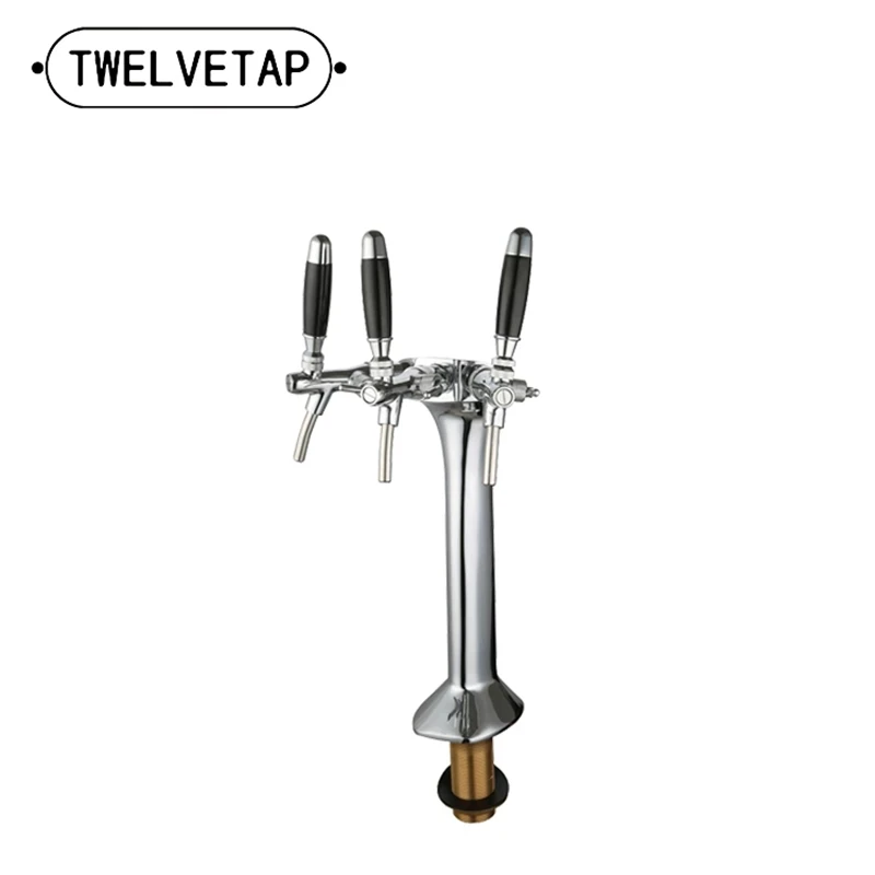 

TWELVETAP Snake Beer Distribution Equipment Bar Column High-end 304 Stainless Steel Circulating Pipe Three-hole Serpentine
