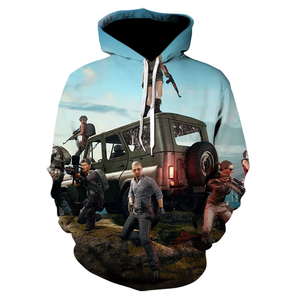 High quality 3D Pubg hoodie Men/Women's Popular Game Fashion Personality 3D Printing Pubg Men's hoodies winter jacket men - Цвет: WE-957