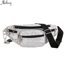 Aelicy/Модная Замшевая сумка на пояс, нейлоновая Большая вместительная сумка-мессенджер, повседневная сумка унисекс на плечо, с несколькими карманами, Paquetes De Cintura