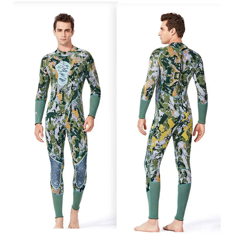 Dive& Sail Мужской 3 мм гидрокостюм Scr неопреновый Camo Freediving Подводная охота Дайвинг костюм сноркель купальник супер Эластичный Серфинг длинный влажный