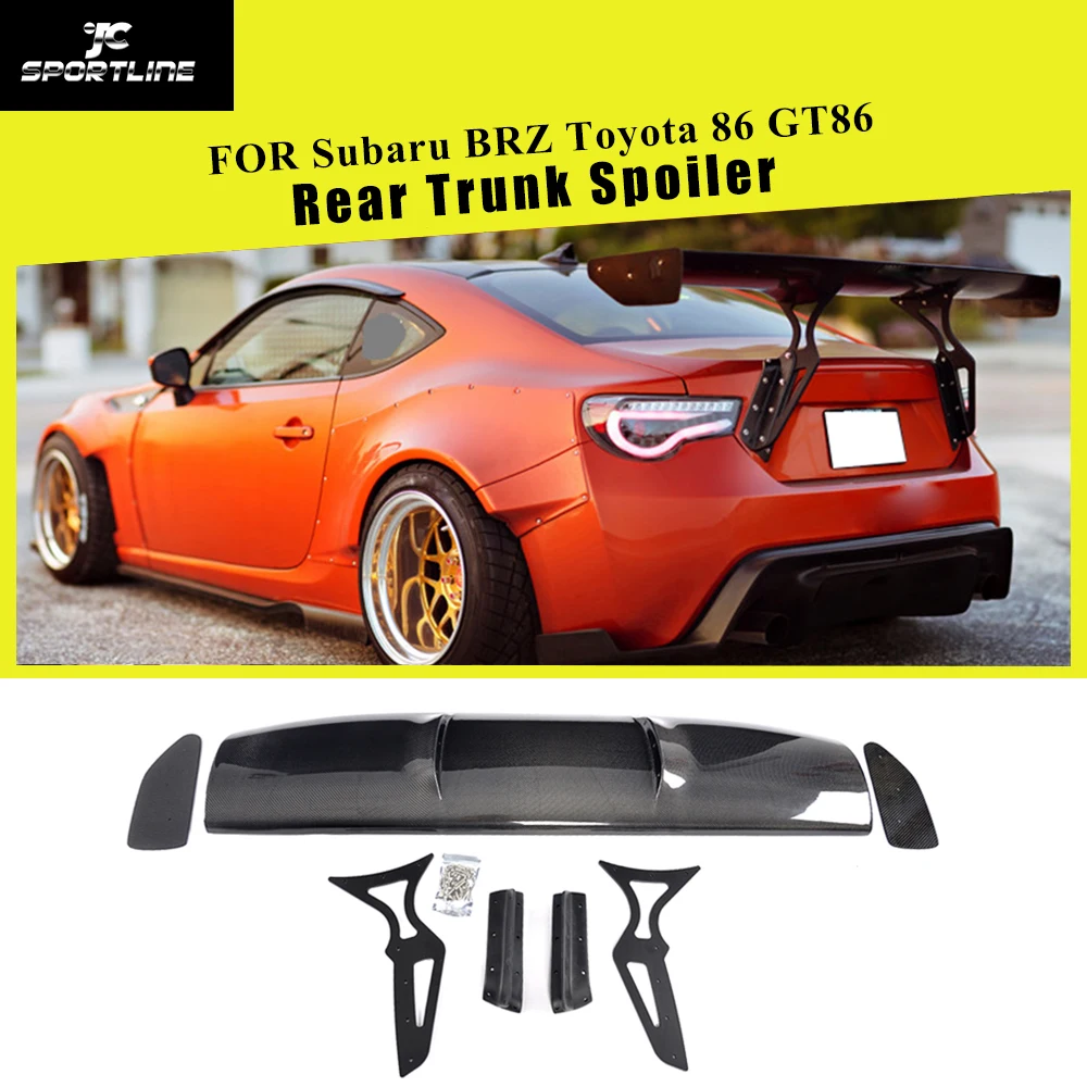 

Carbon Fiber / FRP Car Rear Trunk Boot Lip Spoiler For Subaru BRZ FT8 Toyota 86 GT86
