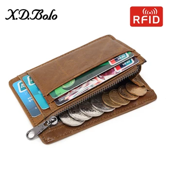 

XDBOLO 2019 Wallet Women Small Wallet RFID Card Holders Genuine Leather Women's Wallet with Coin Pocket wallets Wholesale