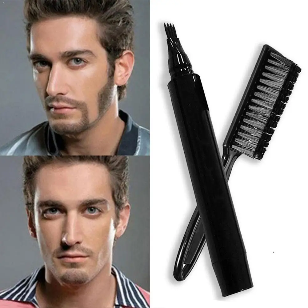 

Beard Shaping Kit Shaving Brush Comb Scissors Set Men Tool Face Fashion Hair Styling Mustache Hair Accessory Removal Trim P8Q3