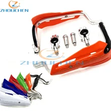 Мотоцикл pdrts красный Мотокросс 7/" ATV рукавицы протектор монтажный комплект Двойной Спорт универсальный для CR CRF XR 125 250 450