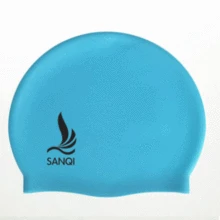 

Adults Silicon Rubber Waterproof Plus Size Swim Caps Colorful Bathing Long Hair Water Sports High Elastic Beach Swim Pool Hat