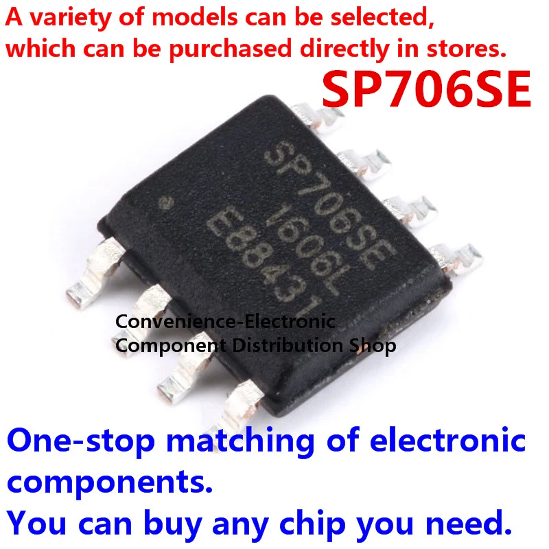 

10PCS/PACK SP706SE SMD SP706SEN-L/TR SP706SEN Low Power MCU Monitoring Chip SOIC-8 IC