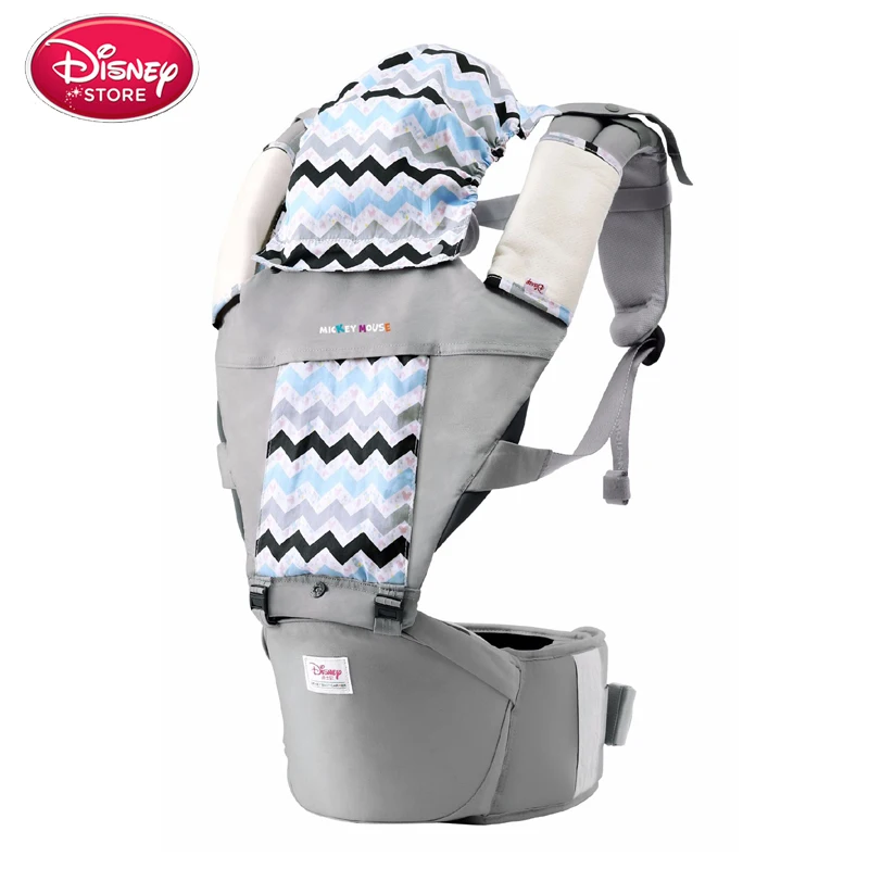 Disney Baby рюкзак для переноски слинг новорожденных мягкие детские дышащие обертывания новорожденных удобный уход за ребенком чехол для ухода за ребенком - Цвет: grey