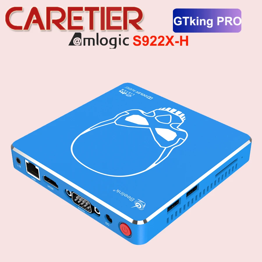 Beelink GT-King Pro Android 9,0 Smart tv BOX 4 Гб 64 Гб Amlogic S922X-H BT 4,1 2,4 ГГц+ 5,8 ГГц Hi-Fi без потерь звук ТВ коробка