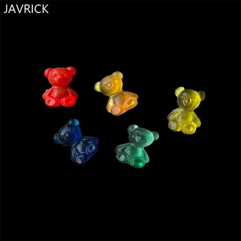 

8pcs Lovely Bears Shape Silicone Mould For Handmade Bracelet Manual Ring Pu Epoxy UV Doming Resin Adhesive Jewelry DIY