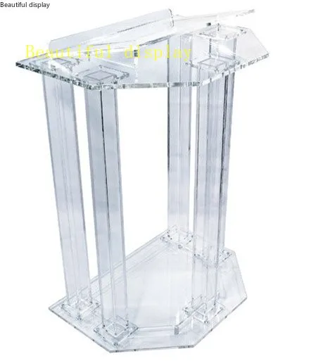 Бесплатная доставка Дешевые церковный Подиум акриловый подиум Pulpit Lectern