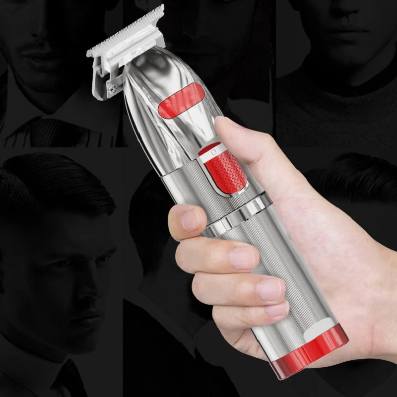 Professional Electric Hair Clipper Hair Trimmer Titanium Blade Lithium 1400mAh Haircut Machine