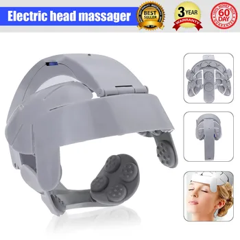 

Head Vibration Massage Easy-brain Massager Electric Head Massage Relax Brain Acupuncture Points Stress Release Machine UK/EU/US