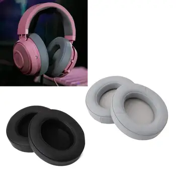 

2 pcs Replacement Cushion Ear Pads for Kraken Pro V2 Oval Headset Cover