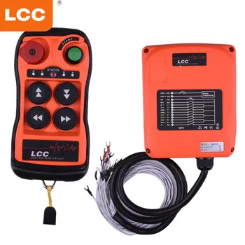 

Q404 AC/DC 110-460V 4 buttons double speed industrial crane radio wireless remote control for winch