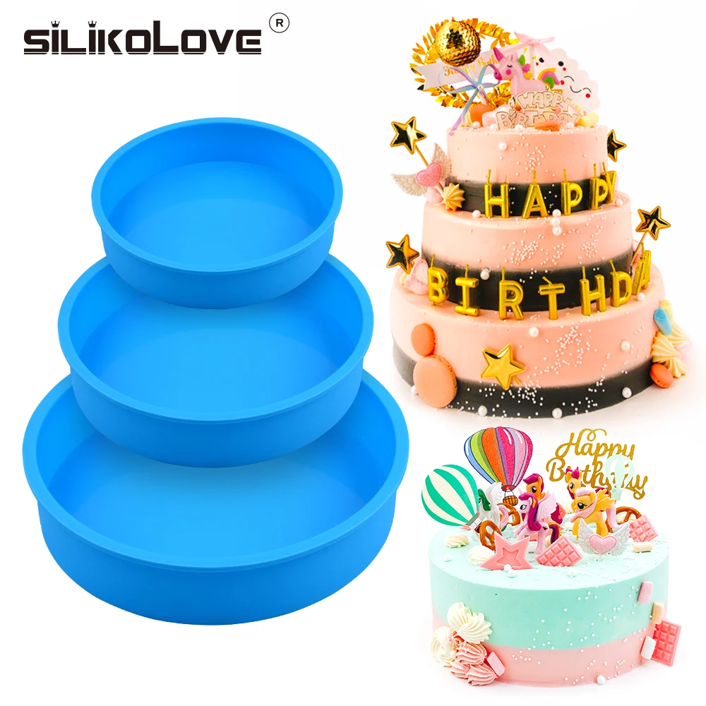 Silicolove многослойная силиконовая форма для выпечки круглая кекса DIY формы посуды| |