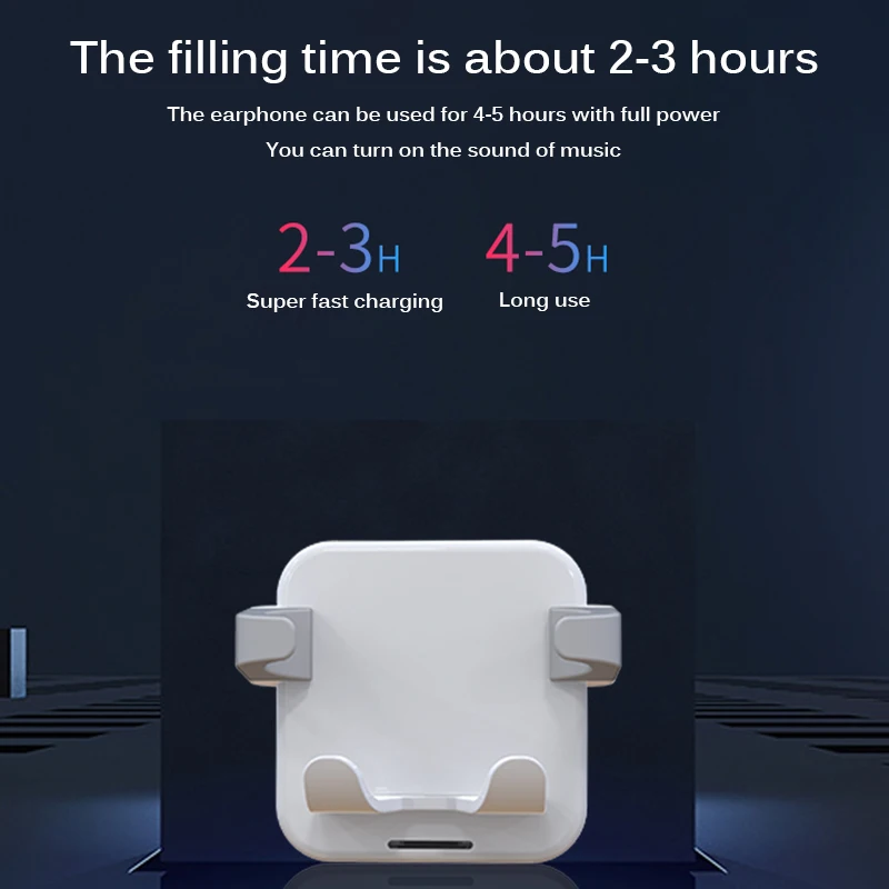 Подставка для зарядки телефона с ушками для Airpods Powstro Air Vent Outlet, Подставка для зарядки наушников, Подставка для зарядки, держатель для зарядки
