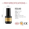 ROSALIND Gel Polish 7ML Top Coat UV Lamp Gel Soak Off Reinforce Long Lasting Nail Art Manicure Gel Lak Varnish Primer Lacquer 5
