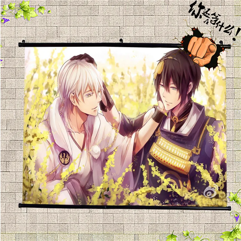 

print with logo Japanese anime Cloth Hanging Painting Wall Scroll Home Decoration Wall Art