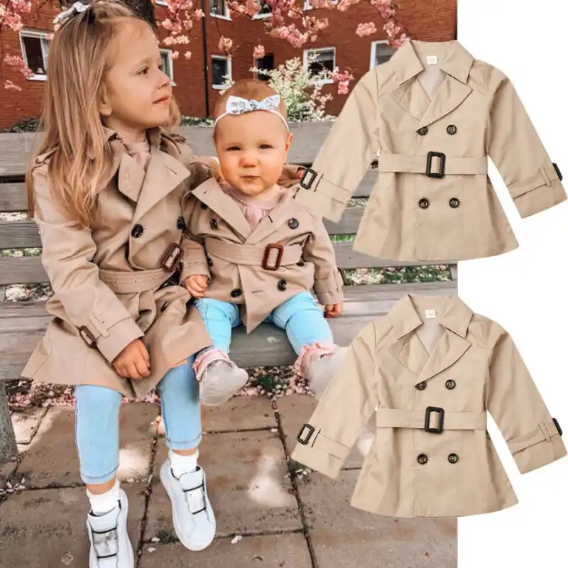 Infant trench coat girl Clearance