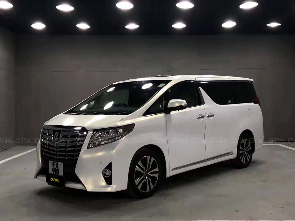 

Pearlescent Matte Satin White Pearl To Gold Matt Chameleon Vinyl Car Wrap Film Pearl White Air Bubble Free Vehicle Styling