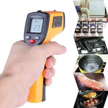 GM320 LCD Digital Non Contact Infrared Thermometered Temperature Meter Pyrometer processing circuits and liquid crystal display tao jiang 4th international symposium on high temperature metallurgical processing